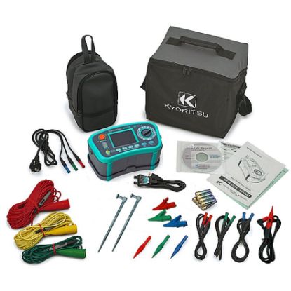 Kyoritsu 6516BT-KIT Installatietester, incl. interface, software, aardpennenset en Bluetooth