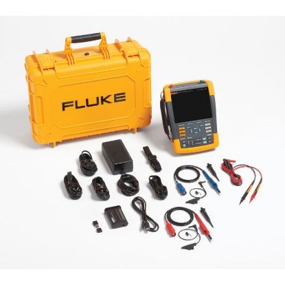 Fluke-190-202-III-S Scopemeter serie III 200 MHz, 2 kanalen met SCC293-kit