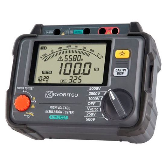 Kyoritsu 3125A 5kV Digitale Isolatieweerstandmeter 250/500/1000/2500/5000V