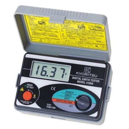 Kyoritsu 4105A Digitale Aardverspreidingsweerstandmeter, 2/3 draads