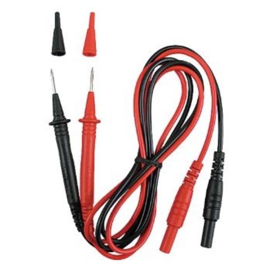 Kyoritsu 7107A Set meetsnoeren met 2mm pennen, (rood/zwart) recht PVC