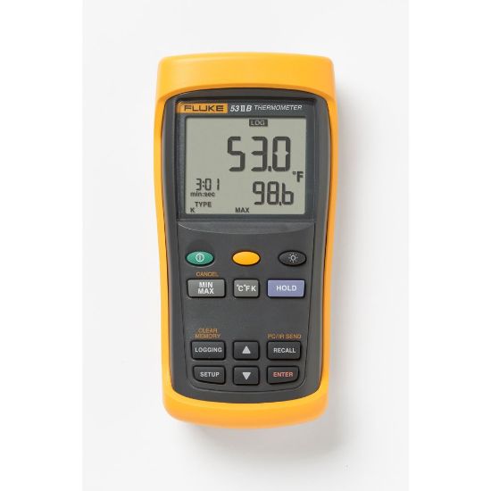Fluke-53-2 B 60HZ Single input thermometer inclusief dataloggen