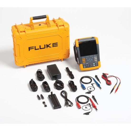 Fluke-190-502-III-S Scopemeter serie III 500MHz, 2-kanalen probes met SCC293-kit