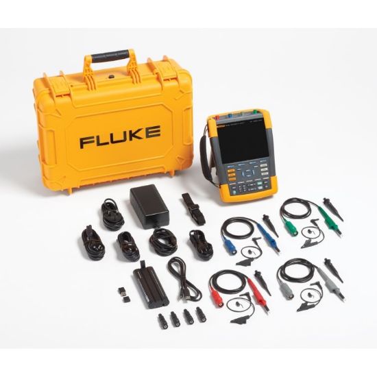 Fluke-190-504-III-S Scopemeter serie III 500MHz, 4-kanalen met SCC293-kit