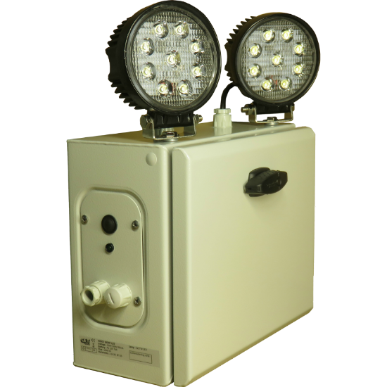CE+T V601601045 INDOS180NP-LED IP55 - Industrieële noodverlichting 2x27W - 1.800 Lm - niet permanent