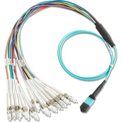 Fluke Networks BKC-MPO-ULC 1m Breakout Cord, MPO, Unpin/LC Connector