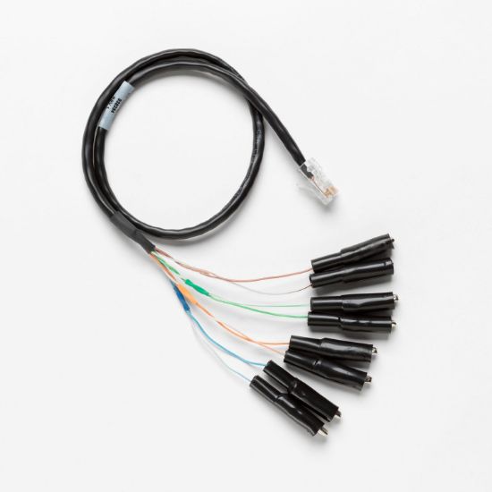 Fluke Networks CLIP-SET RJ45 to 8-clip test leads for CableIQ and MicroScanner Pro