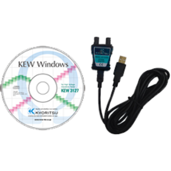 Kyoritsu 8258 USB adapter met KEW Windows software tbv 3127