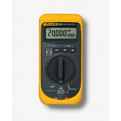 Fluke-705 Luskalibrator meten van 0-28Vdc / 0-24mA, genereren/simulereren 0-20mA