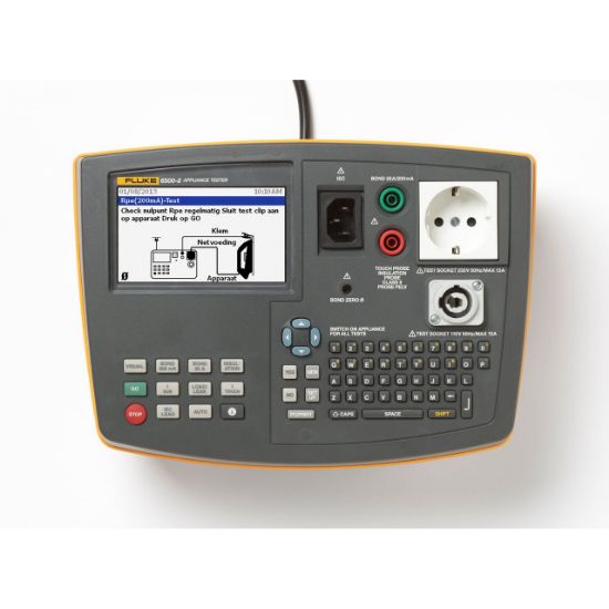 Fluke-6500-2 NL Draagbare apparatentester incl. koffer en meetsnoeren