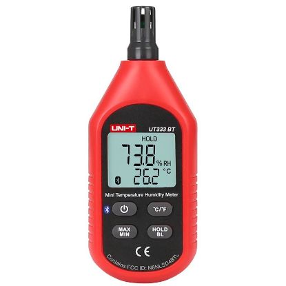 Uni-Trend UT333BT Thermo/Hygrometer, -20 - 60°C,  0% - 100%RH met Logging & Bluetooth