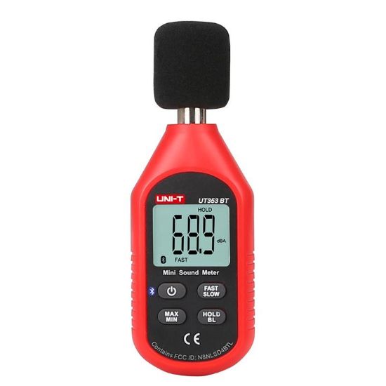 Uni-Trend UT353BT Digitale geluidsniveau meter, 30 tot 130dB met datalogging & bluetooth