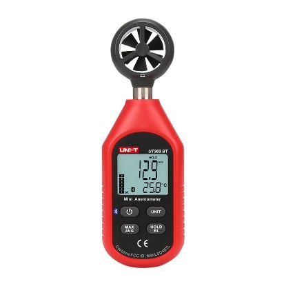 Uni-Trend UT363BT Digitale luchtsnelheidsmeter, 2-10m/s, 10-30m/s & bluetooth