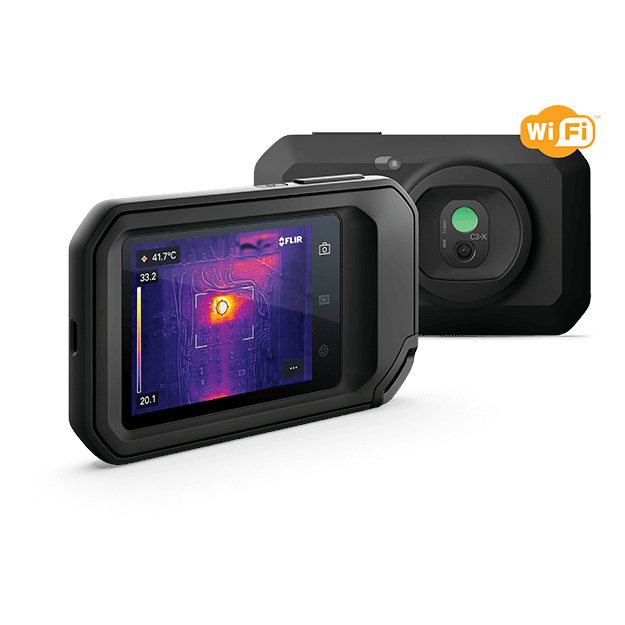 Flir C3-X (incl. Wi-Fi) Compacte warmtebeeldcamera - 128x96 - MSX  -WiFi