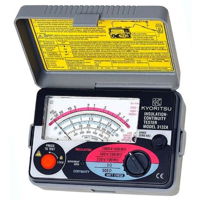 Kyoritsu 3132A Compacte Analoge Isolatieweerstandmeter