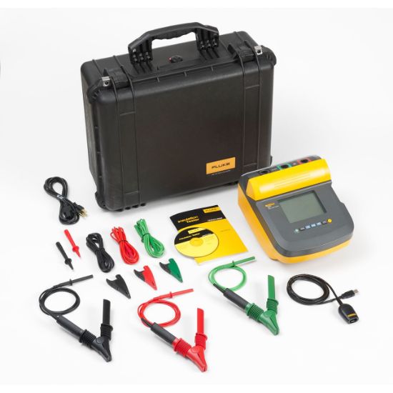 Fluke-1550C/KIT Isolatieweerstandtester 5kV in koffer, extra accessoires