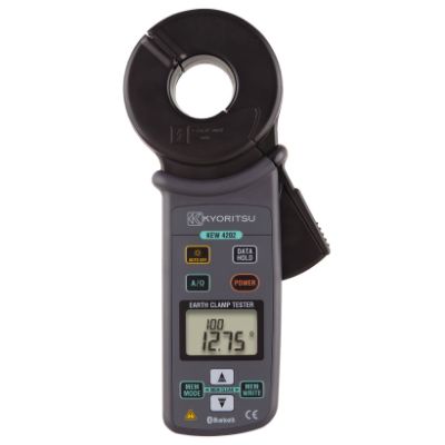 Kyoritsu 4202 Aardingsweerstandtester TRMS stroomtang met bluetooth communicatie