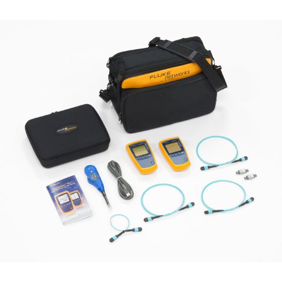 Fluke Networks MFTK1200 MultiFiber Pro Base Kit:Power Meter Source,TRC&MPO QuickClean