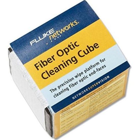 Fluke Networks NFC-CUBE Fiber Optic Cleaning Cube (2x2), Each Cube cleans 800 End-Faces