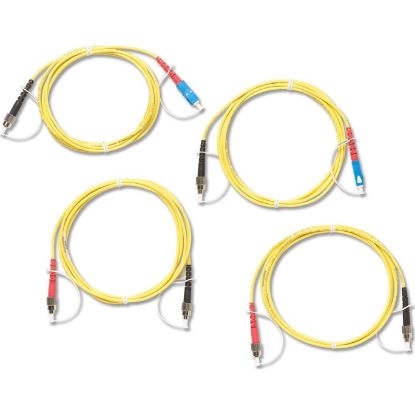 Fluke Networks SRC-9-SCFC-KIT Singlemode Test Reference Cord (TRC) Kit, 2m, (2) SC/FC, (2) FC/FC