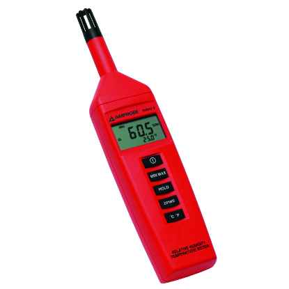 Beha-Amprobe THWD-3 Temperatuurmeter en relatieve Luchtvochtigheid