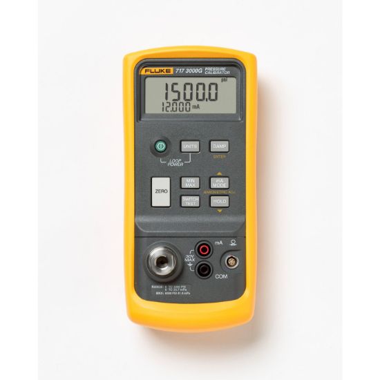 Fluke-717 3000G Drukkalibrator 0 - 207 bar, inclusief meetsnoeren en krokodillenklem