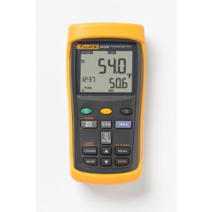 Fluke-54-2 B 60HZ Digitale thermometer 2 kanalen 60Hz, voor J,K,T,E,N,R,S thermokoppels