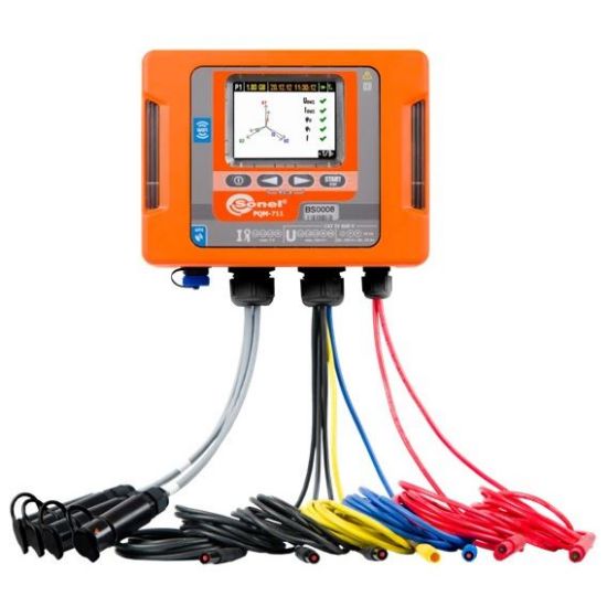 PQM-711 Power Quality Analyzer zonder stroomtangen en tablet