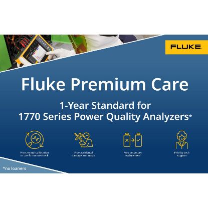 Fluke  FPC1S-FPQ170-1 Premium Care 1-jaar bundel voor Fluke 1770 Power Quality Analyzers


