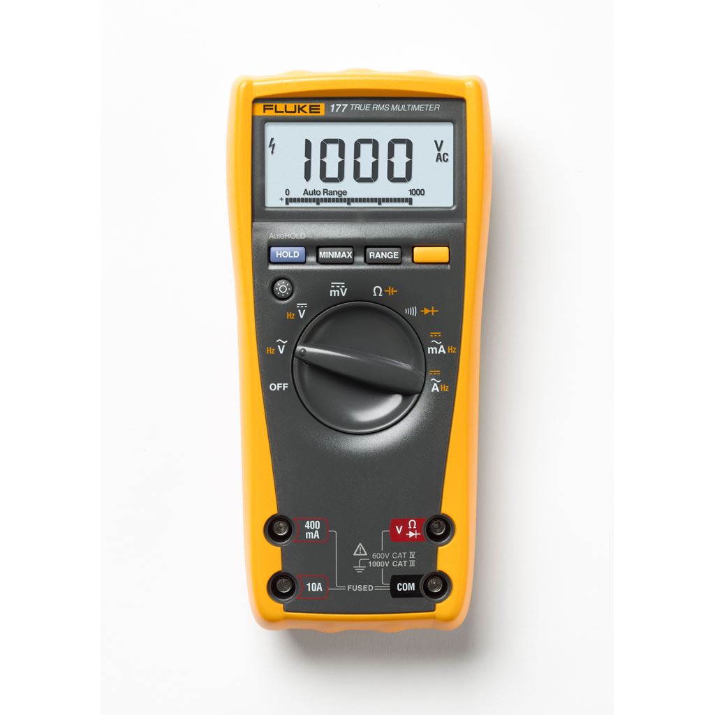 Fluke-177 EGFID TRMS multimeter met meetsnoeren