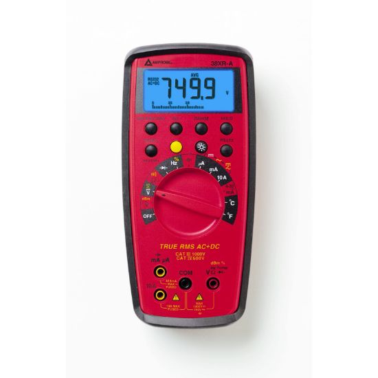 Beha-Amprobe 38XR-A TRMS multimeter,  meetsnoeren, K-koppel, ophangset