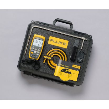 Fluke-922/KIT Airflowmeter met 2 aansluitslangen, pitotbuis, polsriem, koffer