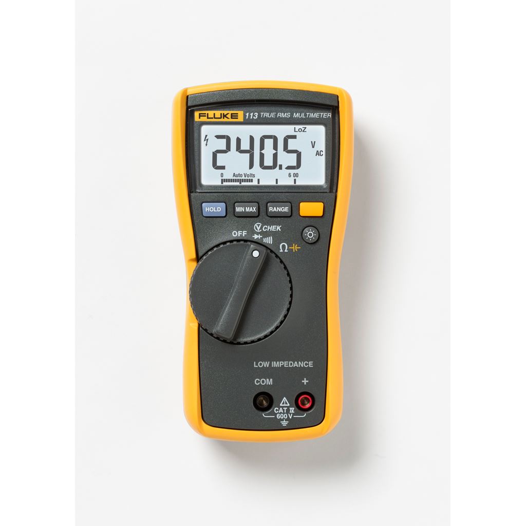 Fluke-113 EUR Multimeter met meetsnoeren