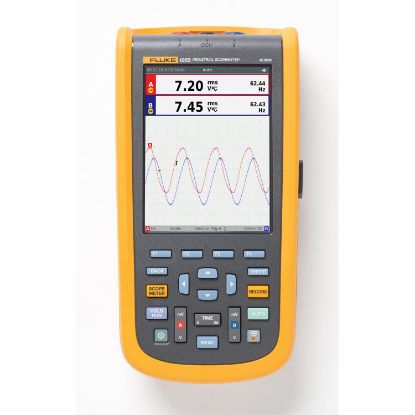 Fluke-125B/EU Scopemeter 40 MHz, 2 kanalen, kleuren display, bus health, en probes