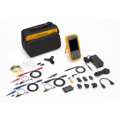 Fluke-124B/EU/S Scopemeter 40 MHz, 2 kanalen, kleuren display en probes met SCC120B