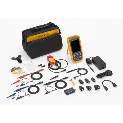 Fluke-125B/EU/S Scopemeter 40 MHz, 2 kanalen, kleuren display, bus health en SCC120B