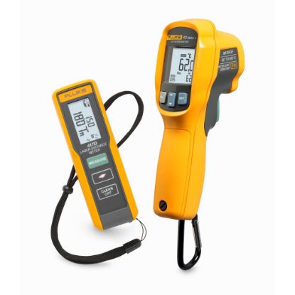 Fluke-417D/62MAX KIT Set van 417D Laserafstandsmeter en 62Max+ Infraroodthermometer