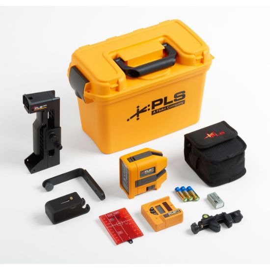 Fluke PLS 6R RBP KIT Set met kruislijn- en puntlaser met rode lijn