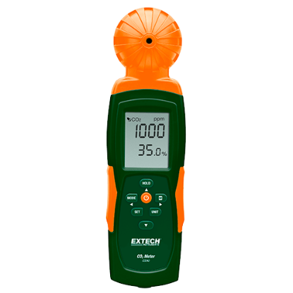 Extech CO240 Extech Kooldioxidemeter / logger  0-9999 ppm met USB-interface