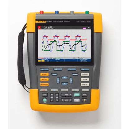 Fluke-190-104-III Scopemeter serie III 100 MHz, 4 kanalen, kleuren display en probes