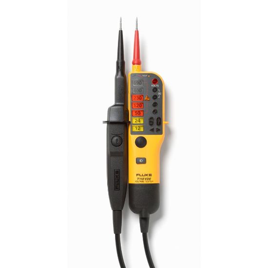 Fluke-T110/VDE Spannings-en doorbeltester met schakelbare belasting