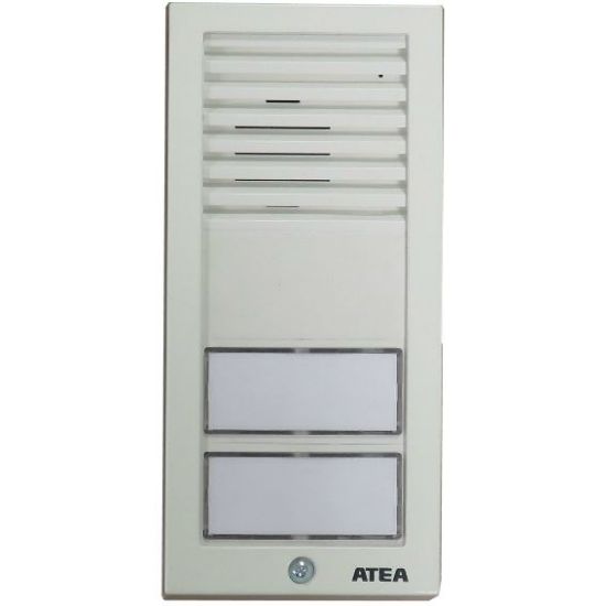 ATEA AB192 Opbouw deurluidspreker wit met 2 beldrukkers