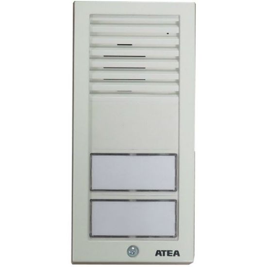 ATEA AB192 Opbouw deurluidspreker wit met 2 beldrukkers