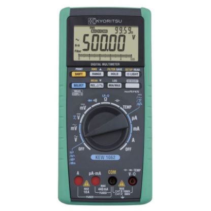 Kyoritsu 1062 Digitale TRMS Multimeter, low-pass filter, incl. logging functie