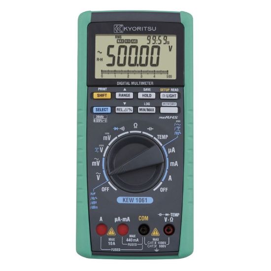 Kyoritsu 1061 Digitale TRMS Multimeter, incl. logging functie