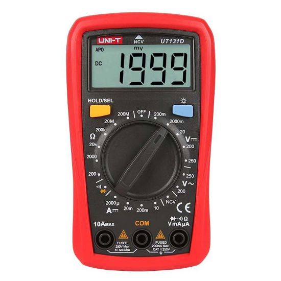 Uni-Trend UT131D Palm Size digitale multimeter tot 250V AC/DC