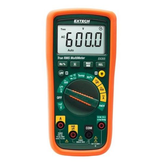 Extech EX355 Multimeter, Professional TRMS w/NCV en temperatuurmeting