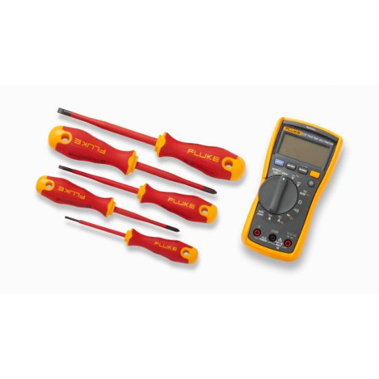 Fluke IB117M Multimeter voor elektriciens&5 geïsoleerde schroevendraaiers