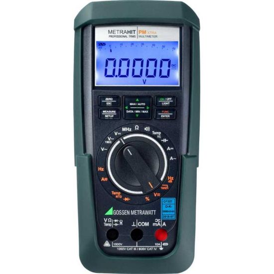 Metrahit E-xtra universeel meter. Met koffer HC20, KS17-2 kabelset en handleiding + DKD