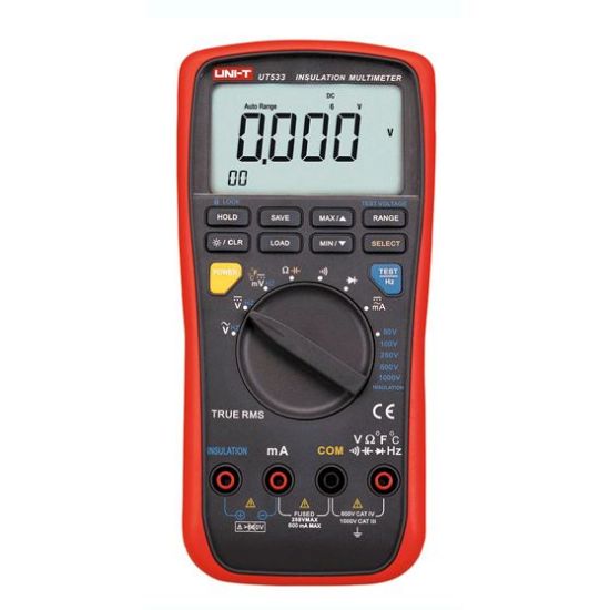 Uni-Trend UT533 Isolatie multimeter testspanning 50 tot 1000V